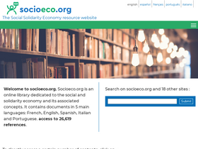 'socioeco.org' screenshot