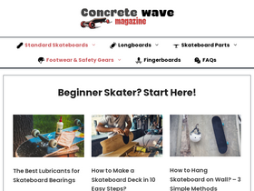 'concretewavemagazine.com' screenshot