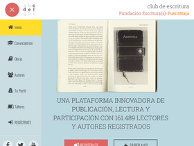 'clubdeescritura.com' screenshot