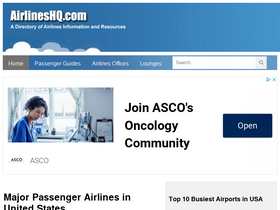 'airlineshq.com' screenshot