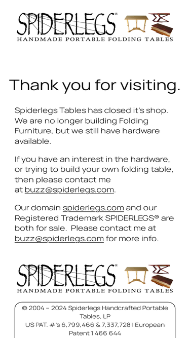 spiderlegs.com