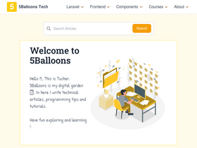 '5balloons.info' screenshot