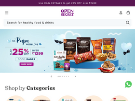 'opensecret.in' screenshot