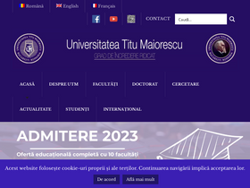 'utm.ro' screenshot