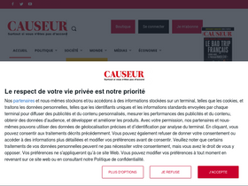 'causeur.fr' screenshot