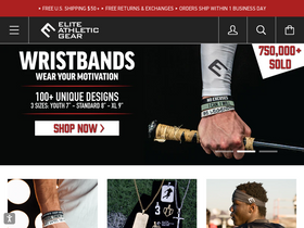 'eliteathleticgear.com' screenshot