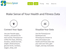 'fitnesssyncer.com' screenshot