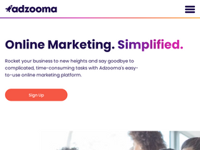 'adzooma.com' screenshot