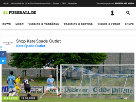 'fussball.de' screenshot