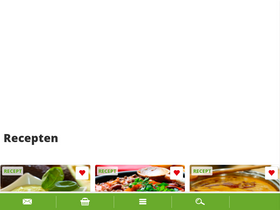 'mijnreceptenboek.nl' screenshot