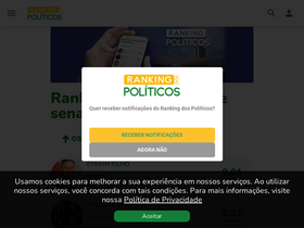 'politicos.org.br' screenshot