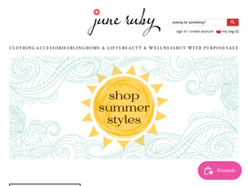 juneruby.com homepage screenshot
