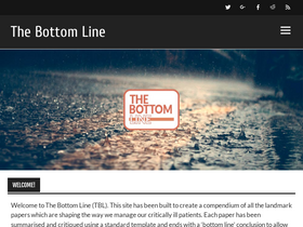 'thebottomline.org.uk' screenshot