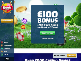 'duelz.com' screenshot