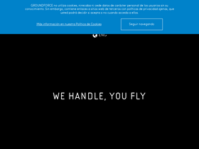 'groundforce.aero' screenshot