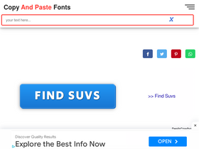 'copyandpastefonts.net' screenshot