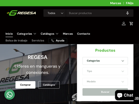 regesa.mx homepage screenshot