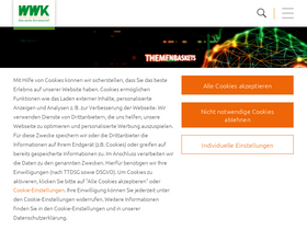 'wwk.de' screenshot