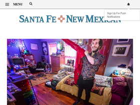 'santafenewmexican.com' screenshot