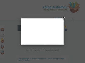 'cargadetrabalhos.net' screenshot