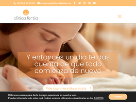 'clinicafertia.com' screenshot