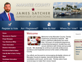 'votemanatee.com' screenshot