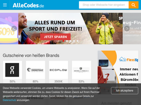 'allecodes.de' screenshot