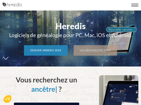 'heredis.com' screenshot