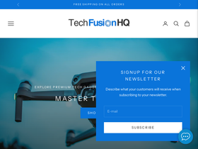 Tech Fusion HQ website screenshot