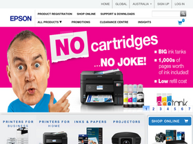 'epson.com.au' screenshot