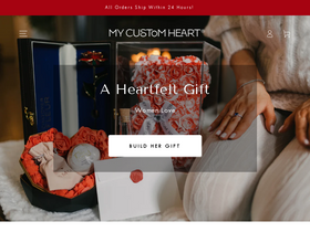 'mycustomheart.com' screenshot