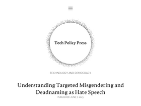 'techpolicy.press' screenshot