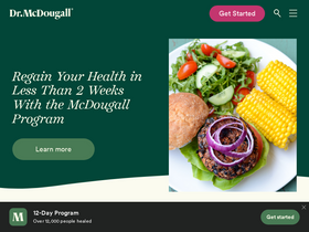 'drmcdougall.com' screenshot