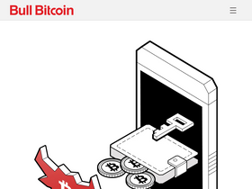 'bullbitcoin.com' screenshot