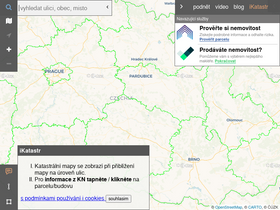 'ikatastr.cz' screenshot
