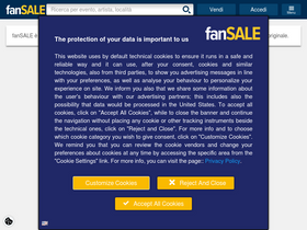 'fansale.it' screenshot