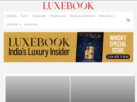 'luxebook.in' screenshot