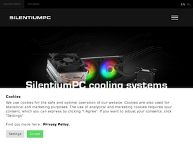 'silentiumpc.com' screenshot