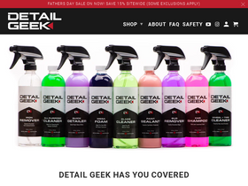 'detailgeekautocare.com' screenshot