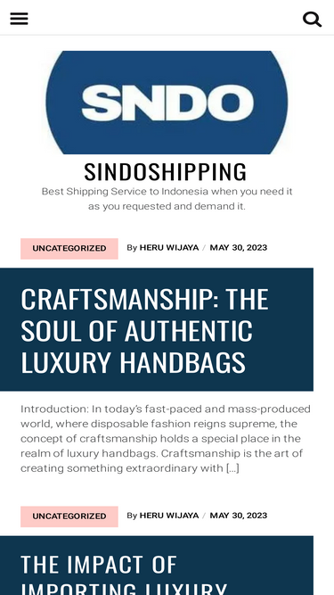 sindoshipping.com