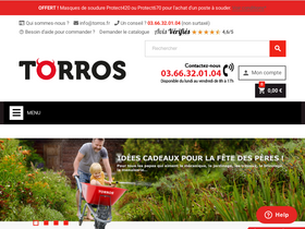 'torros.fr' screenshot