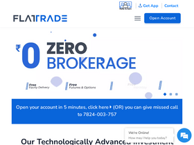 'flattrade.in' screenshot