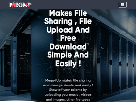 'mega4up.com' screenshot