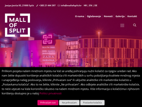 'mallofsplit.hr' screenshot