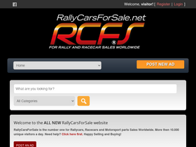 'rallycarsforsale.net' screenshot