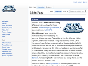 'homecoming.wiki' screenshot
