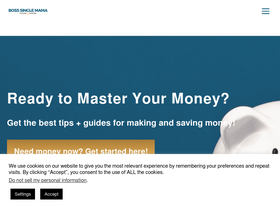 'bosssinglemama.com' screenshot