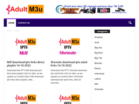 'adultm3u.com' screenshot