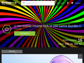 'groupees.com' screenshot