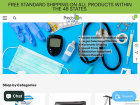 precisionlabworks.com homepage screenshot